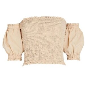 INTERMIX
Marissa Smocked Puff Sleeve Top L